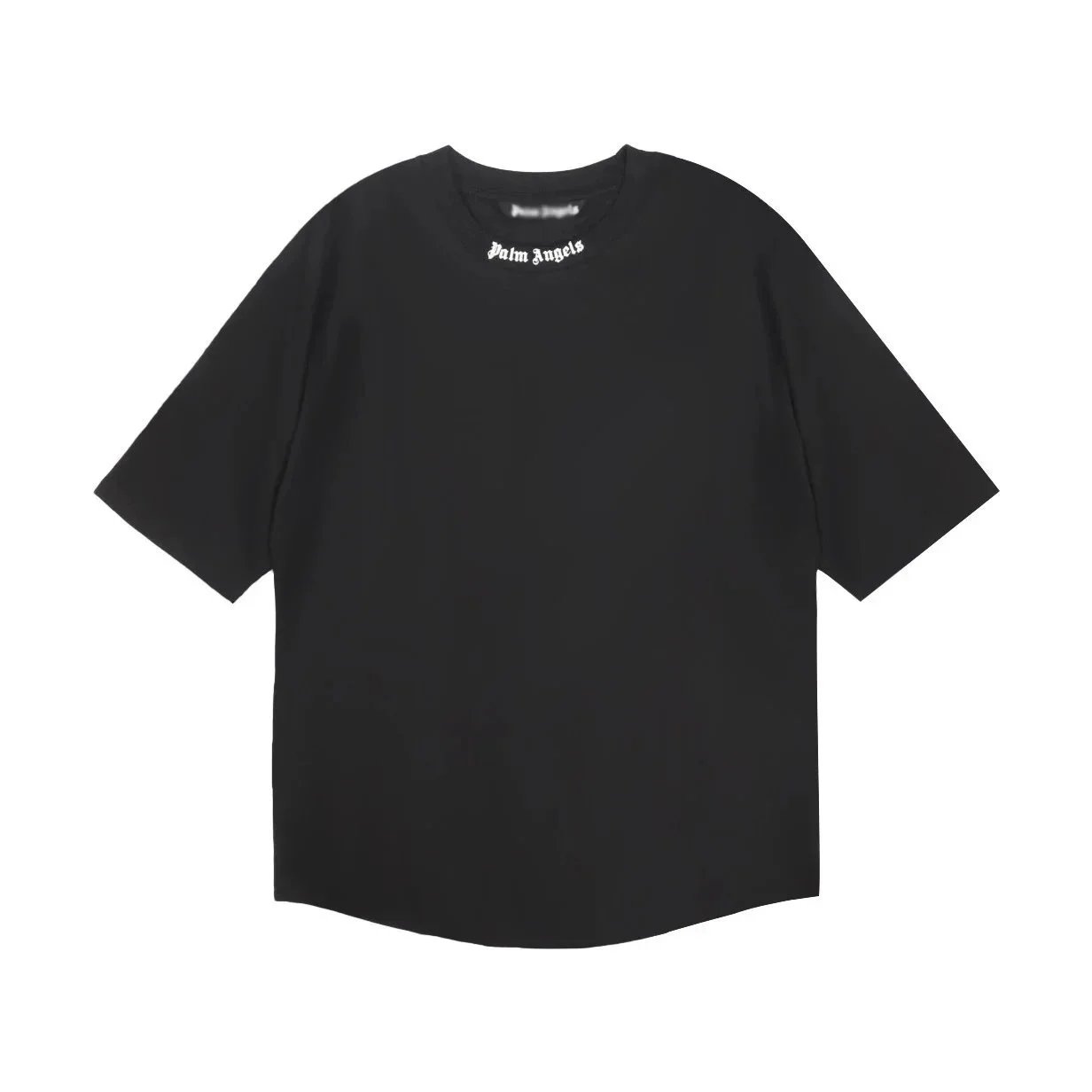 Palm Angels Neck Logo T-Shirt Beige T-Shirt - 6