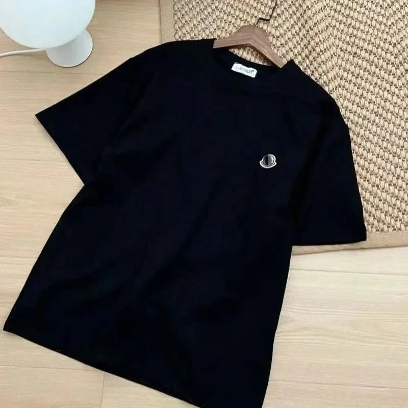 Moncler Logo Print White T-Shirt - 9