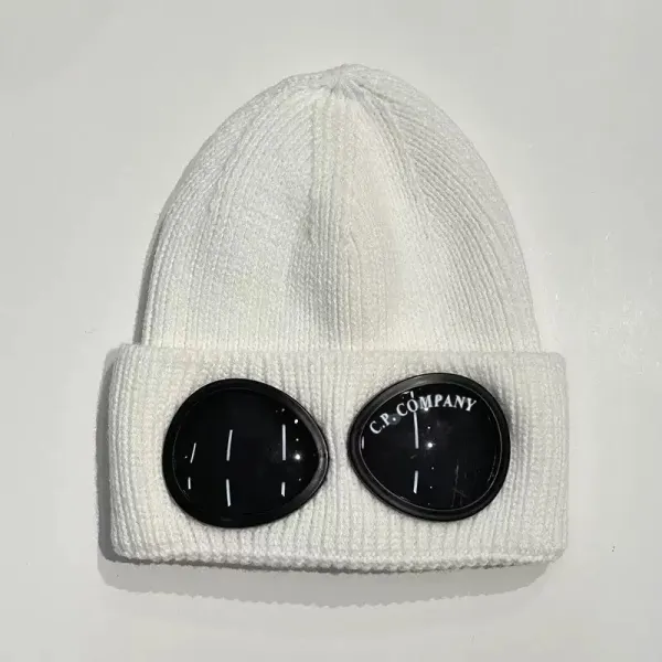 C.P. Company Goggle Beanie Royal Blue Hat - 6