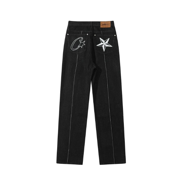Corteiz C-Star Denim Jacket and Jeans Set Black - 5