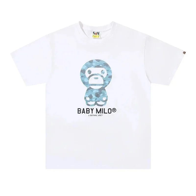 A Bathing Ape Camo Ape Head Purple Black T-Shirt - 11