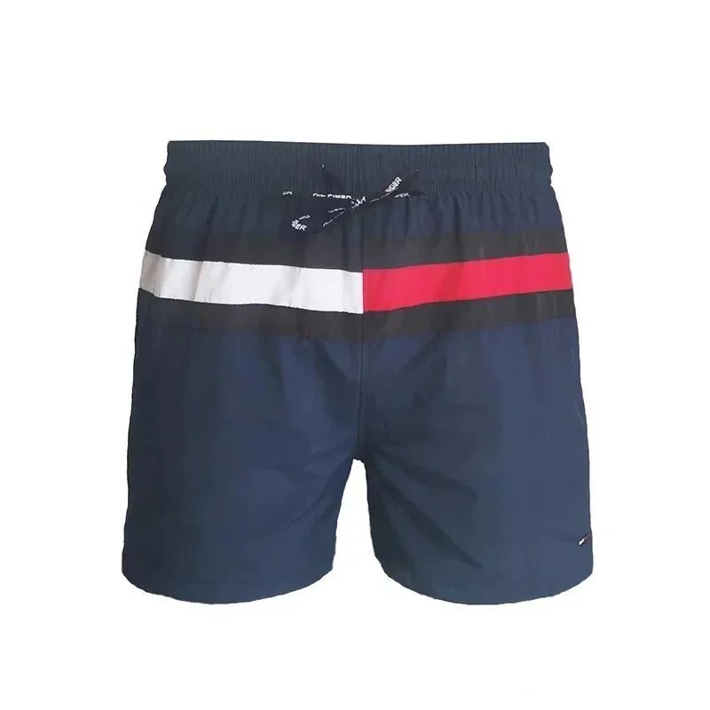 DSQUARED2 Logo Print Swim Trunks Navy Yellow - 3