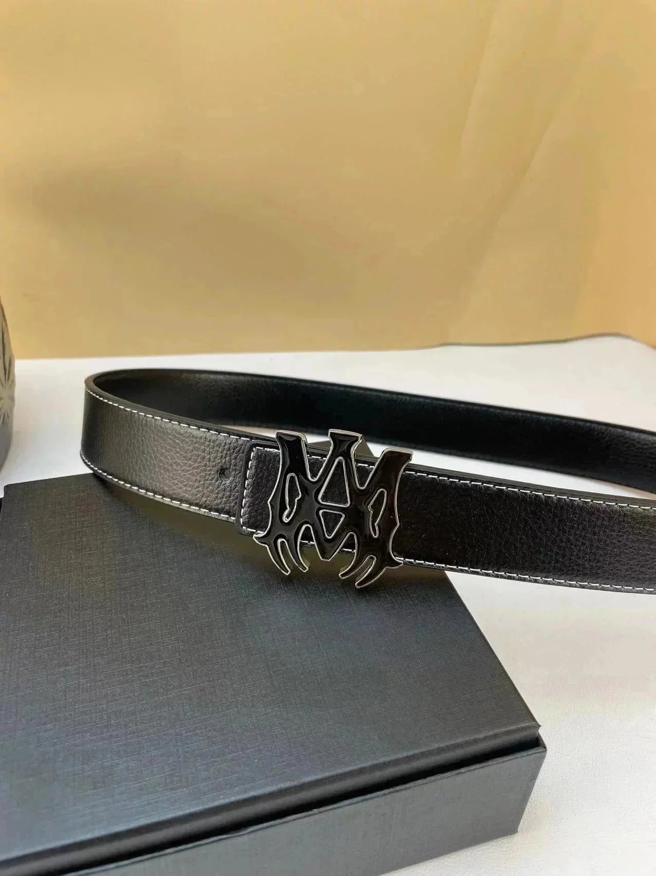 Louis Vuitton Damier Graphite Reversible Belt Black/Gray Leather Belt - 11