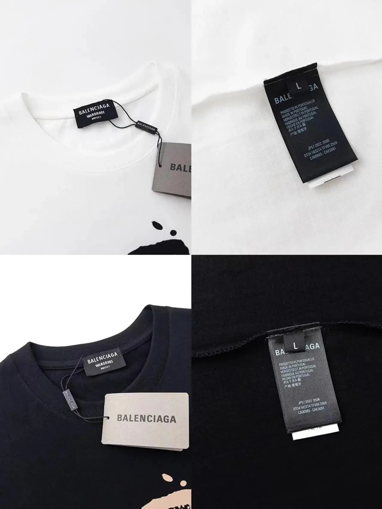 Balenciaga Paris Graphic Logo T-Shirts - 3/43