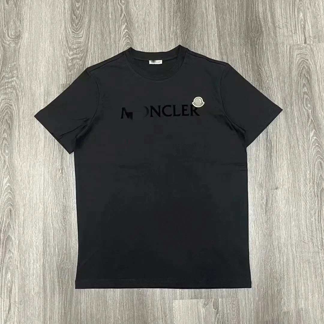 Moncler Logo Print White T-Shirt - 6