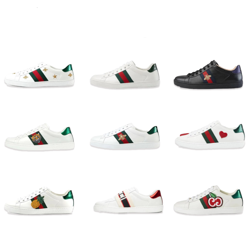 Gucci Rhyton Silver Metallic Sneakers - 3