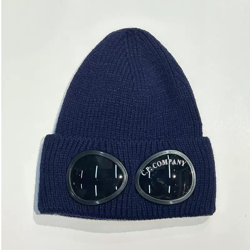 C.P. Company Goggle Beanie Royal Blue Hat - 10