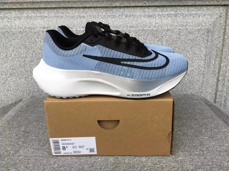 Nike Zoom Fly 5 Light Blue Black Running Shoes