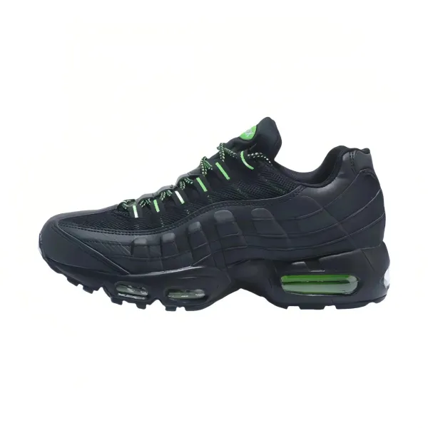Nike Air Max 95 Black Volt Green Sneakers - 1
