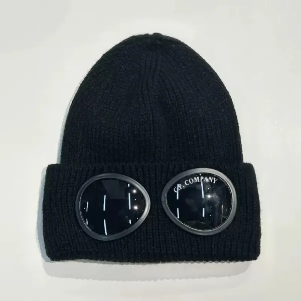 C.P. Company Goggle Beanie Royal Blue Hat - 3