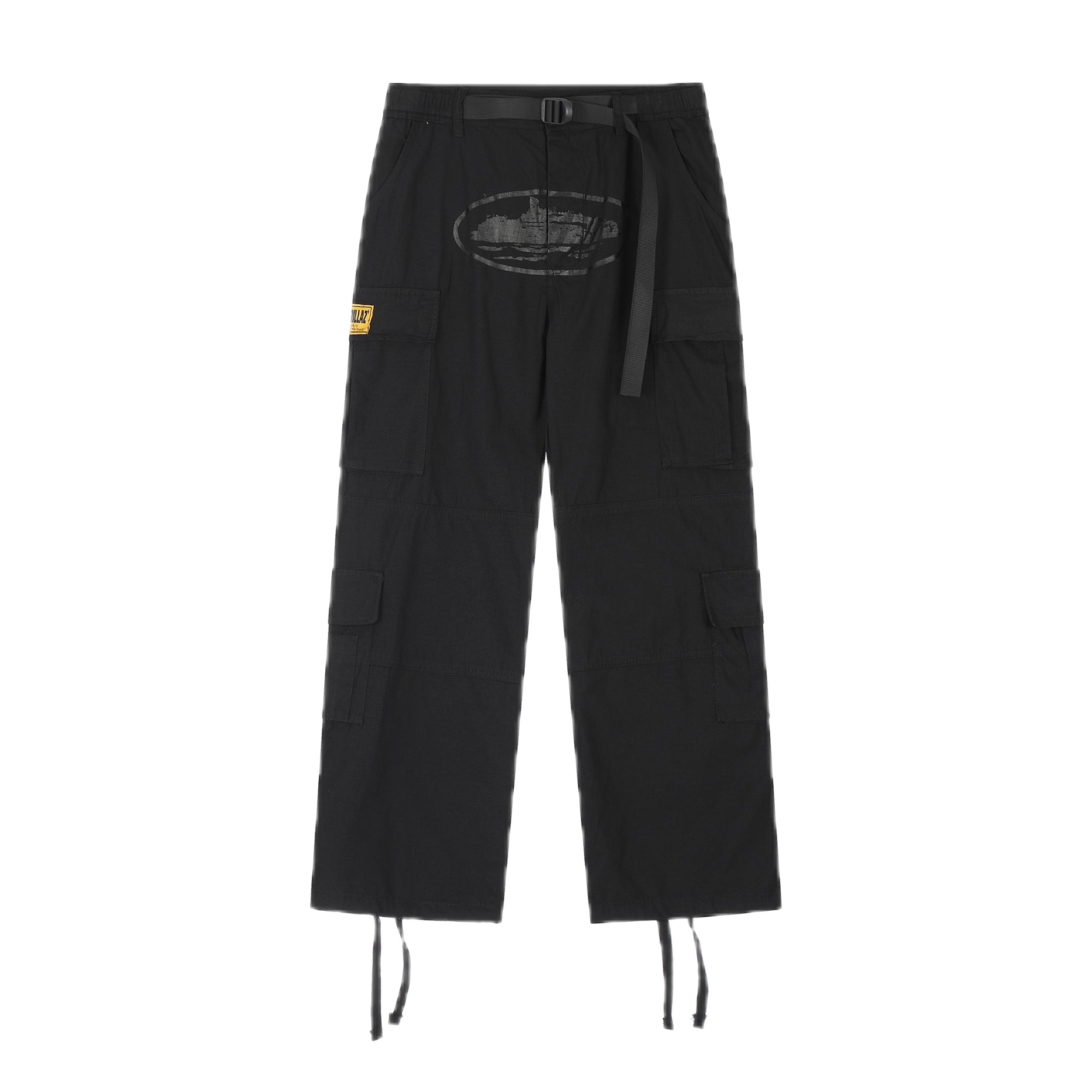 Corteiz Cargo Pants Black - 9