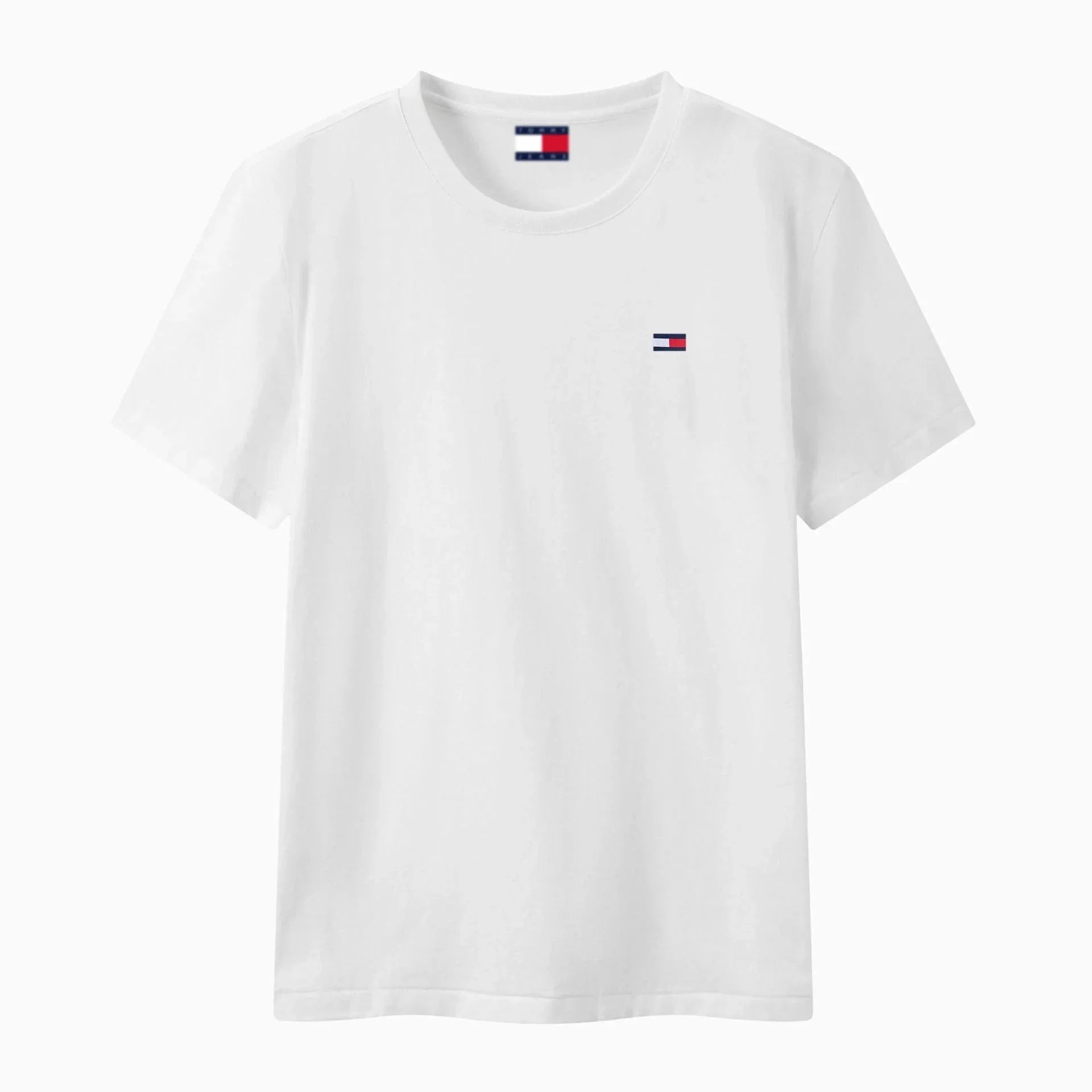 Tommy Hilfiger Classic Flag Logo T-Shirt Gray - 5
