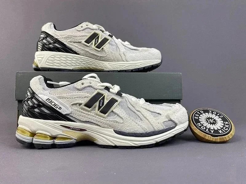 New Balance 1906R Gray Navy White Running Shoes - 3