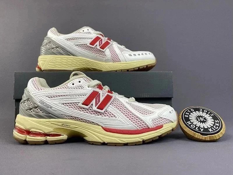 New Balance 1906R Gray Navy White Running Shoes - 9