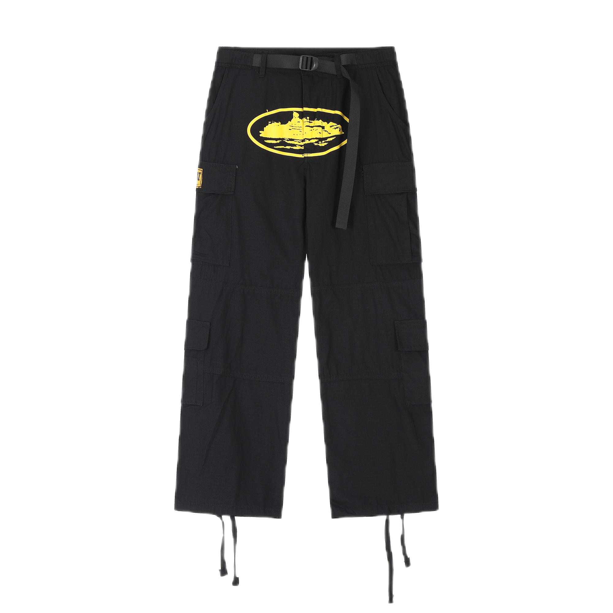 Corteiz Cargo Pants Black - 8