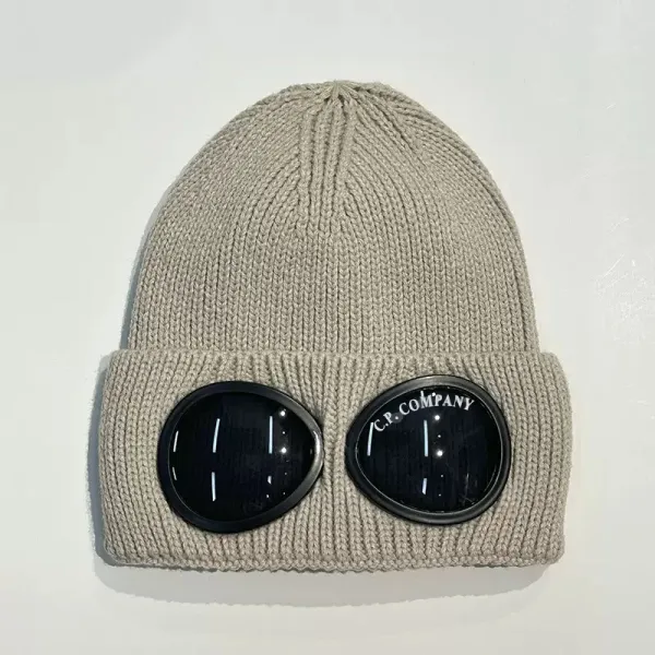 C.P. Company Goggle Beanie Royal Blue Hat - 4