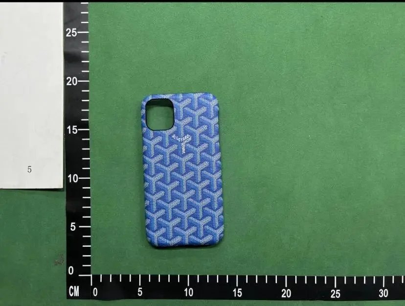 Goyard Saint Louis Pattern Orange Phone Case - 5