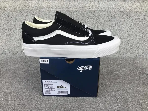 Vans Old Skool 36 Black/White Skateboard Shoes - 1