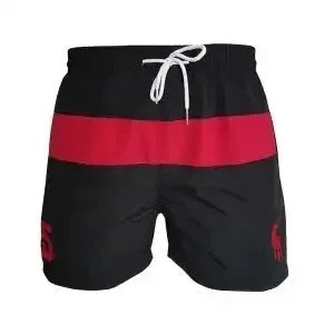 DSQUARED2 Logo Print Swim Trunks Navy Yellow - 4