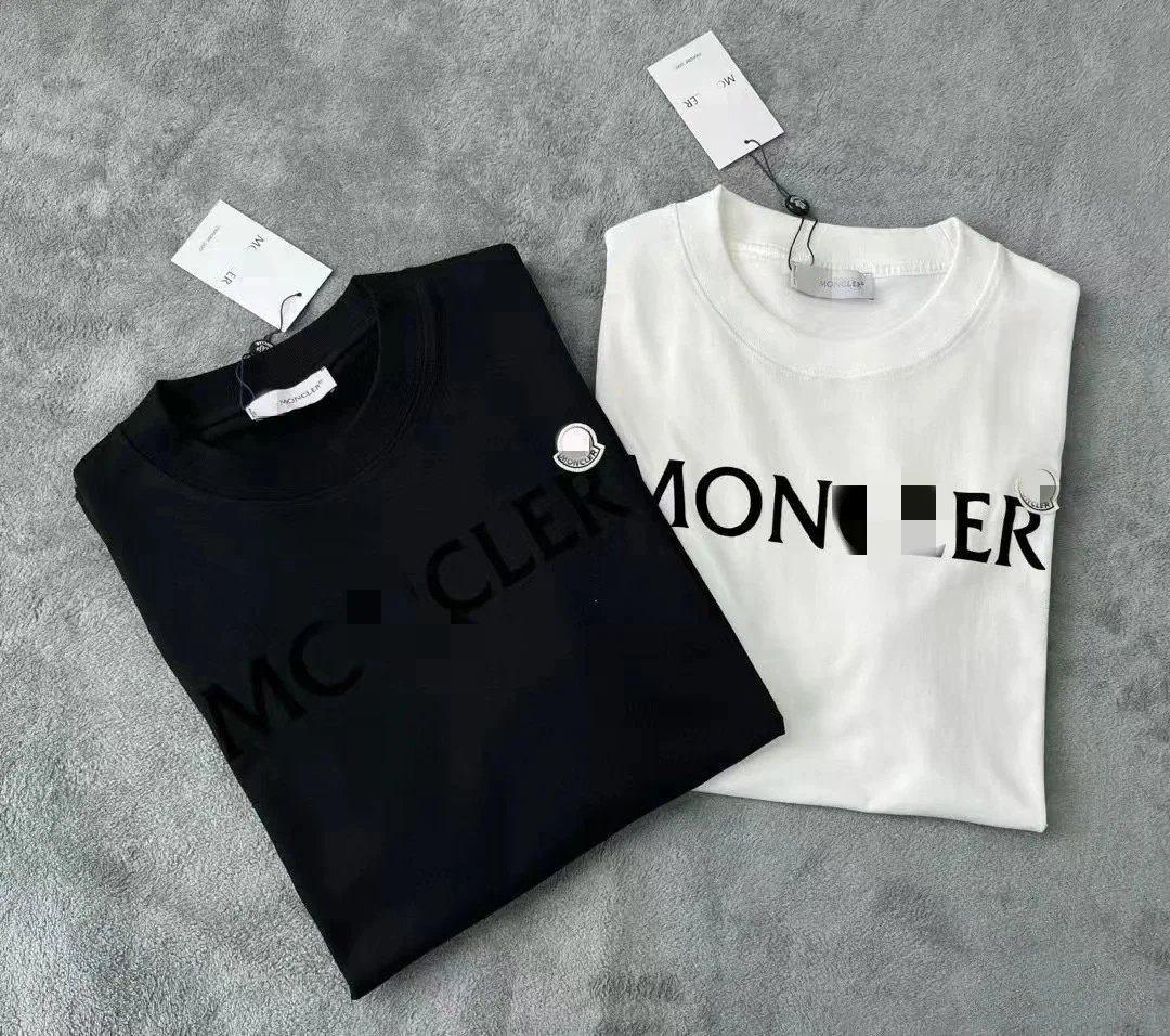 Moncler Logo Print White T-Shirt - 4