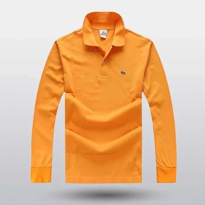 Lacoste Classic Long-Sleeve Polo Gray - 4