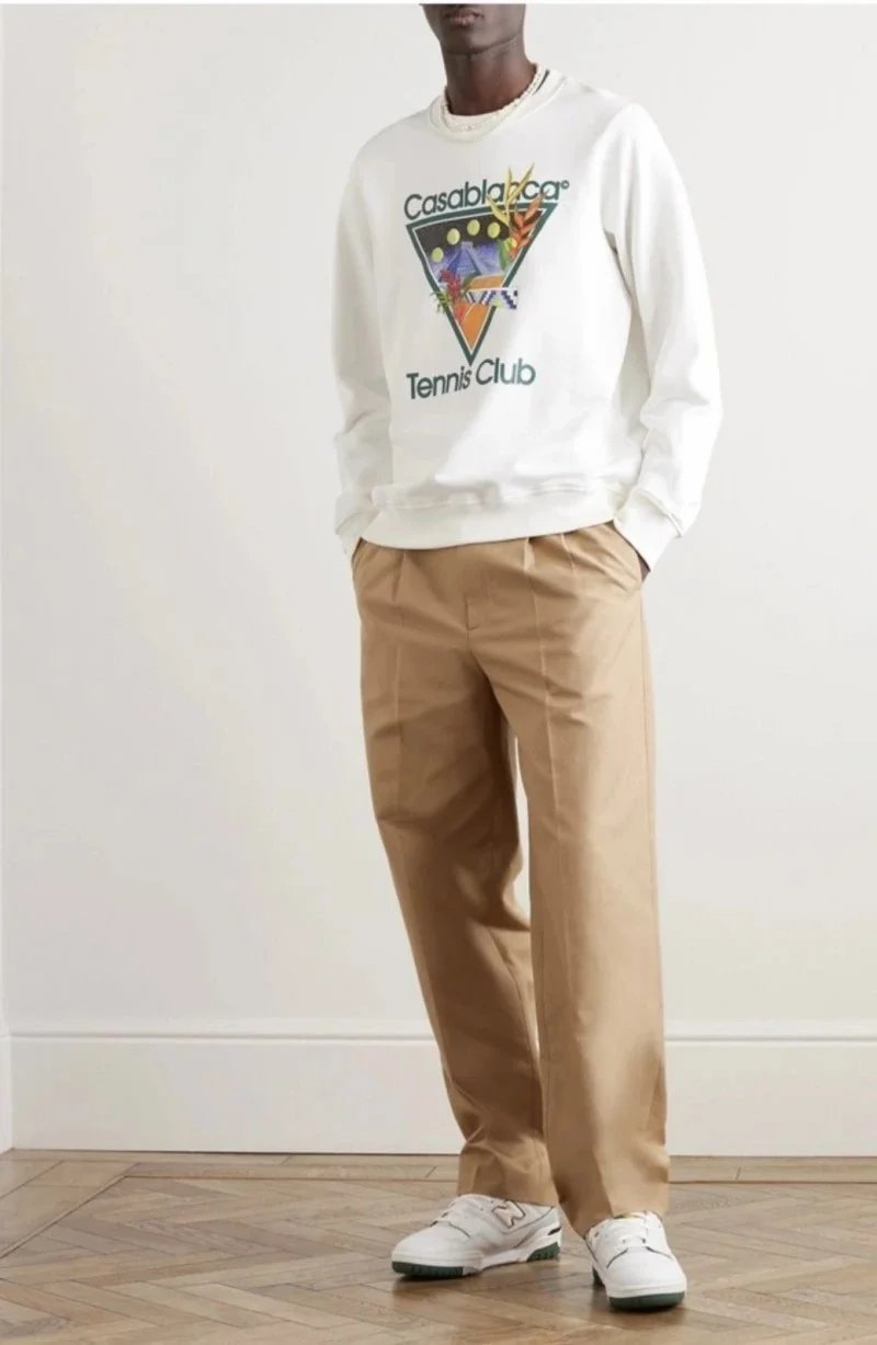 Amiri Leopard Print Graphic Sweater White - 8