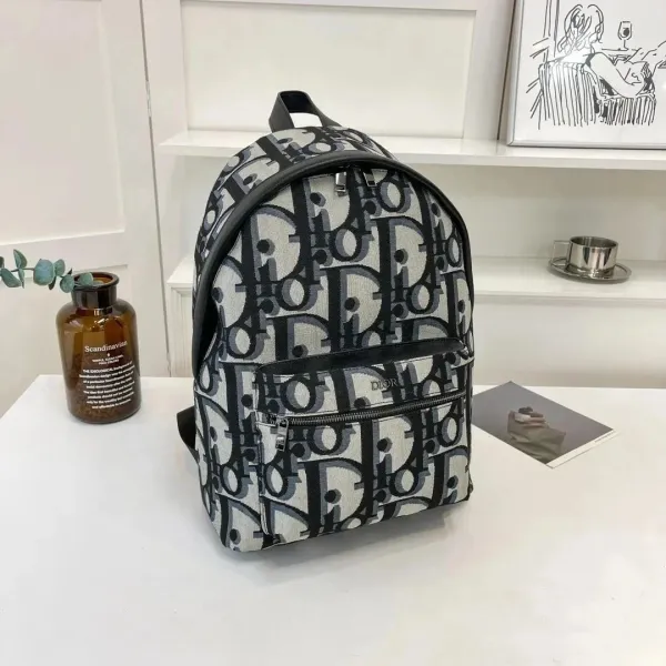 Dior Oblique Monogram Canvas Backpack Multicolor - 1