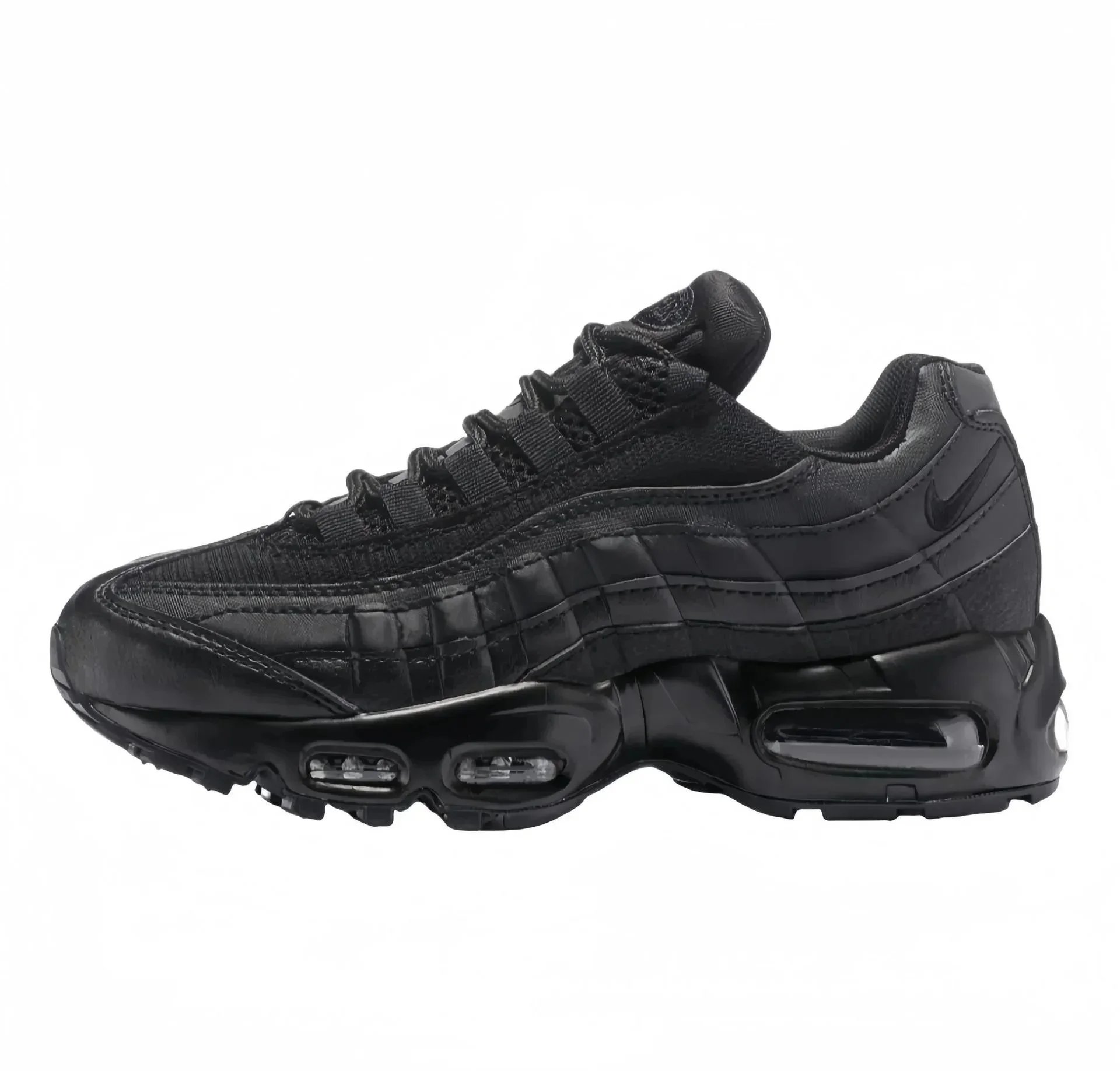 Corteiz x Nike Air Max 95 Black Olive Gold Sneakers - 8