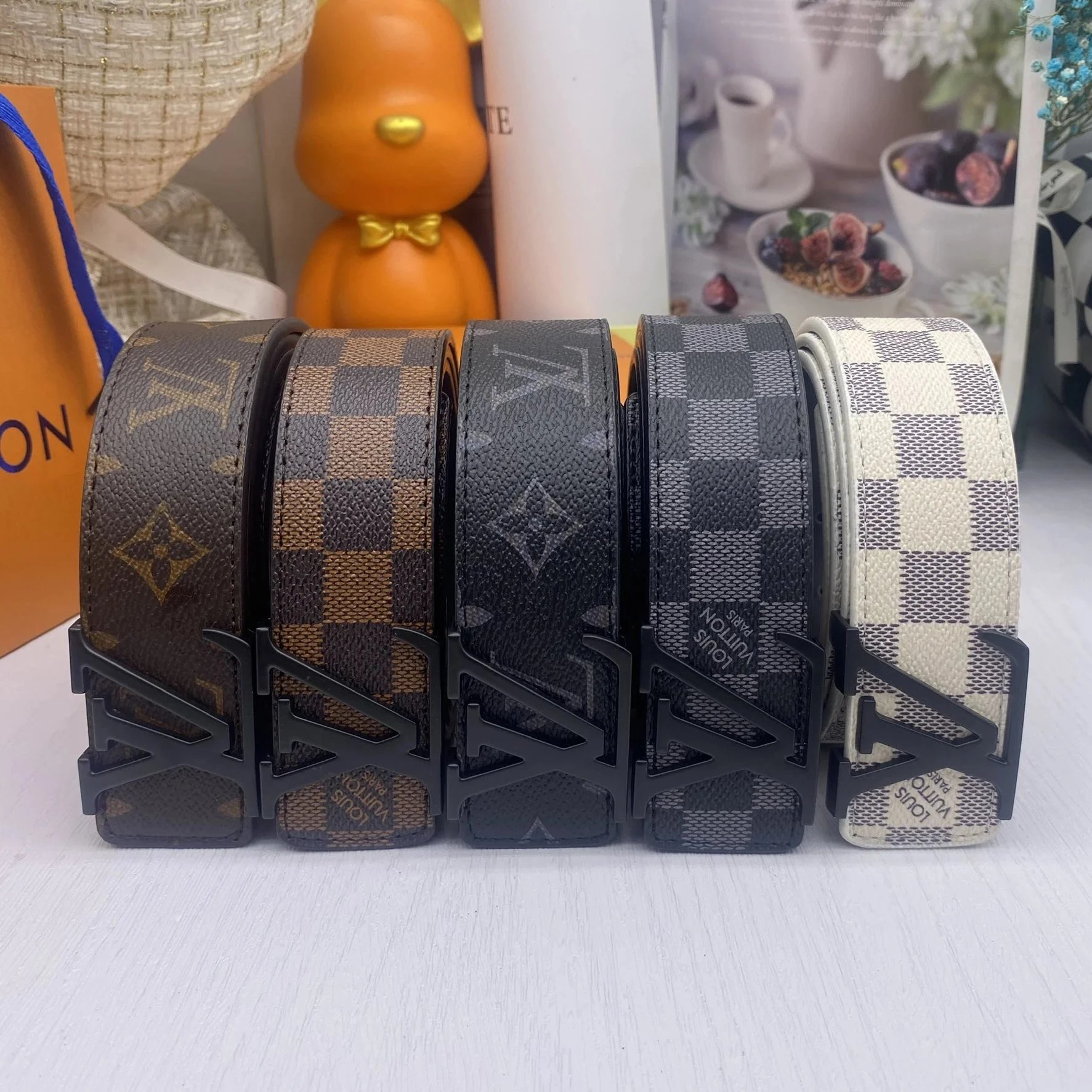 Louis Vuitton LV Initiales Iridescent Holographic Leather Belt - 3