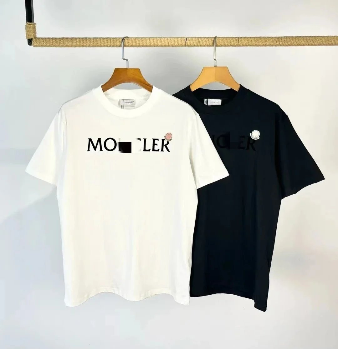Moncler Logo Print White T-Shirt - 5
