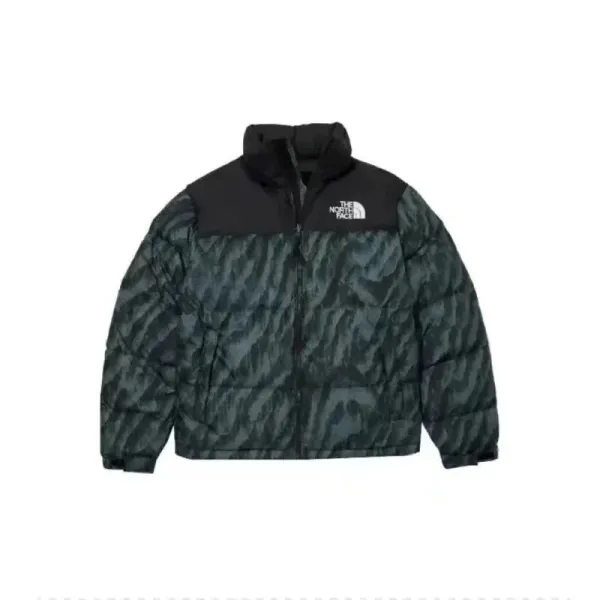 The North Face 1996 Retro Nuptse Jacket Camo Green Down Jacket - 1