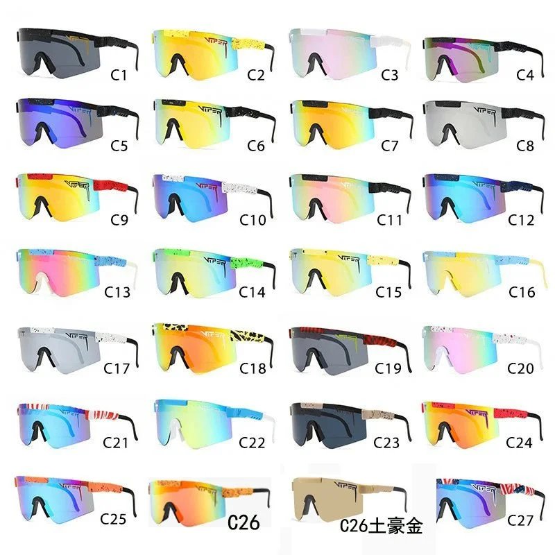 VTF C24 Polarized Sport Sunglasses Orange-Pink - 10