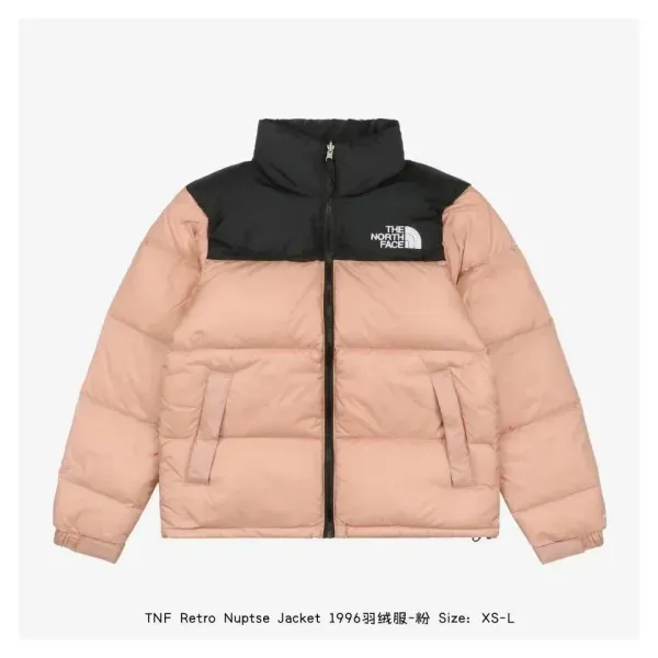 The North Face Retro Nuptse Jacket Pink Down-Jacket - 1