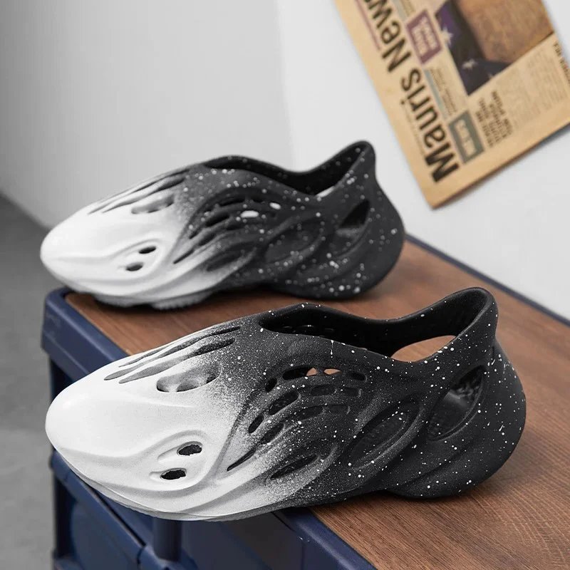 Adidas Yeezy Foam Runner Galaxy Black/White Sneakers - 1