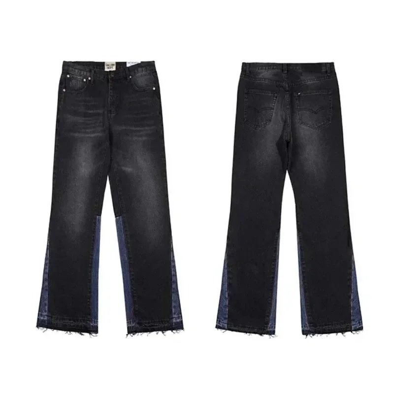Gallery Dept Cross-Embellished Distressed Black Jeans - 6