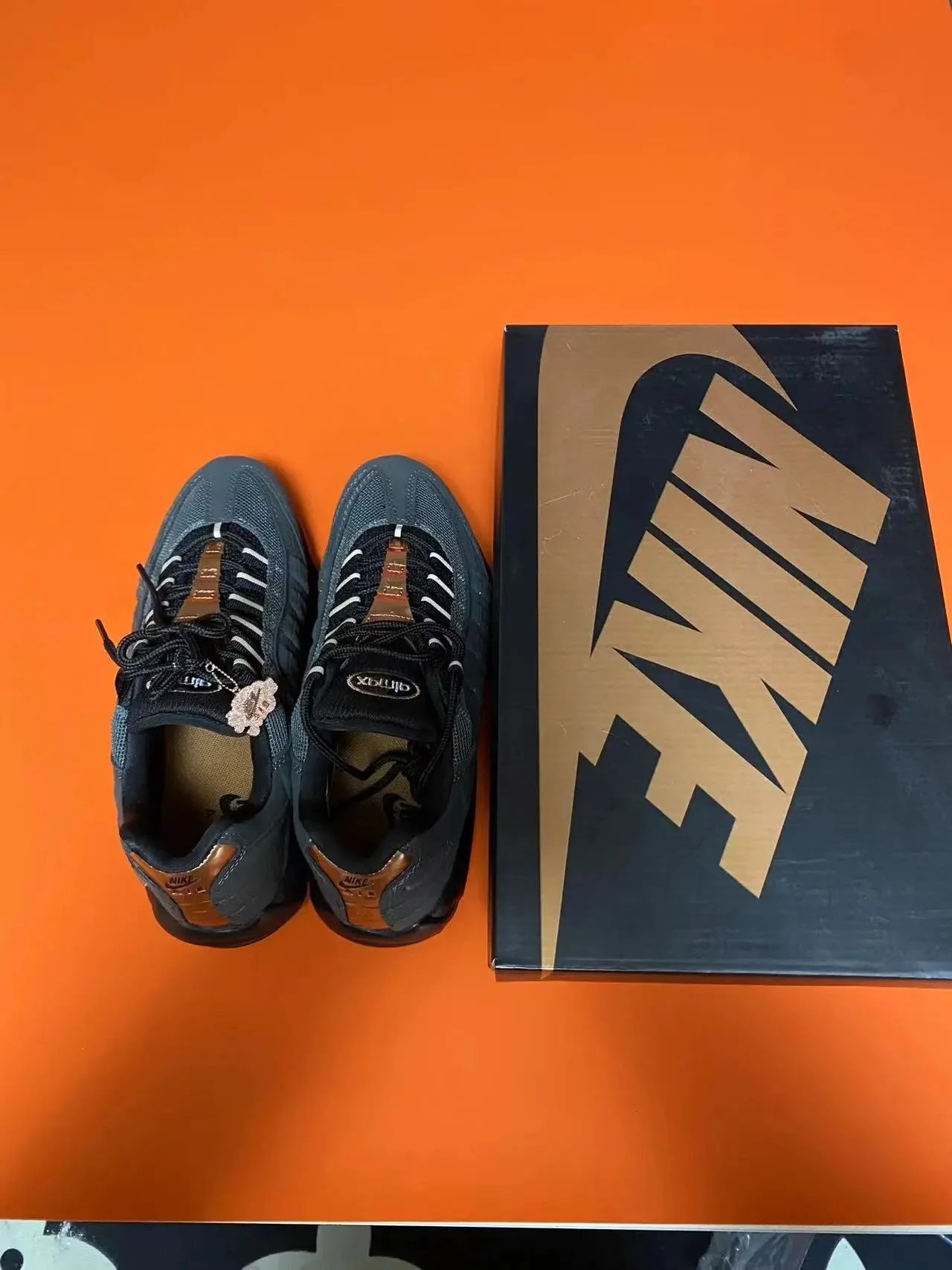 Nike Air Max 95 'Earth' Dark Gray and Brown Running Shoes - 1