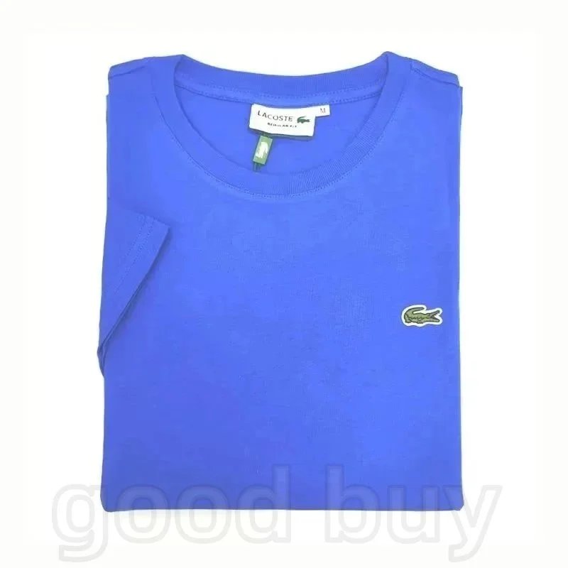 Lacoste Classic Crocodile Logo T-Shirt Pale Yellow T-Shirt - 5