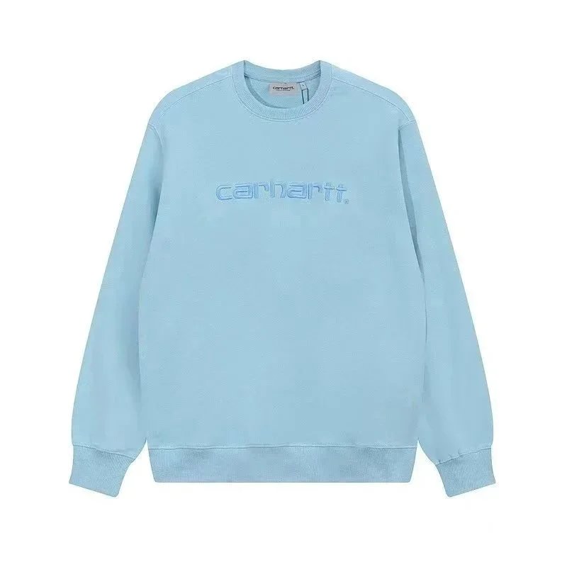 Carhartt Work In Progress Embroidered Logo Crewneck Sweatshirt Black - 5
