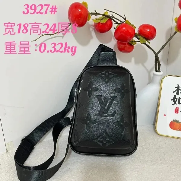 Louis Vuitton Monogram Empreinte Sling Bag Black Crossbody Bag - 1