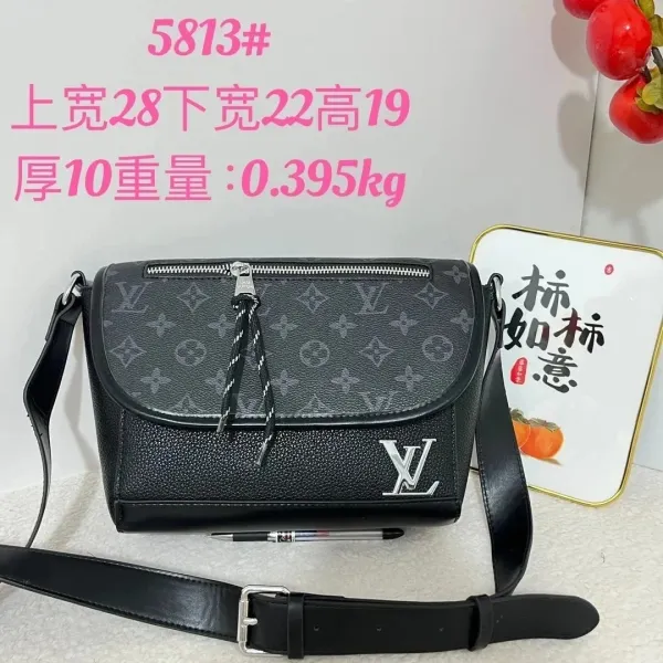 Louis Vuitton Monogram Eclipse Crossbody Bag Black - 1
