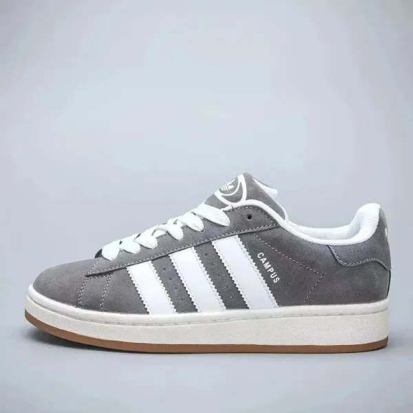 Adidas Originals Campus Gray Suede Sneakers - 1