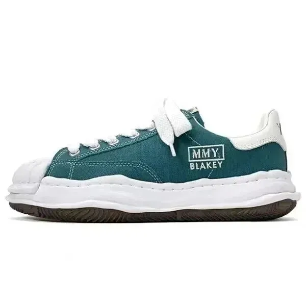 MMY x Blakely Chunky Sole Canvas Sneakers Teal - 1