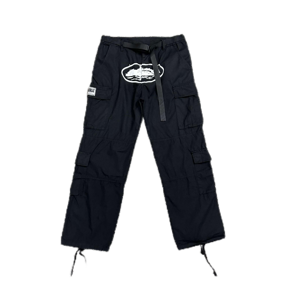 Corteiz Cargo Pants Black - 6