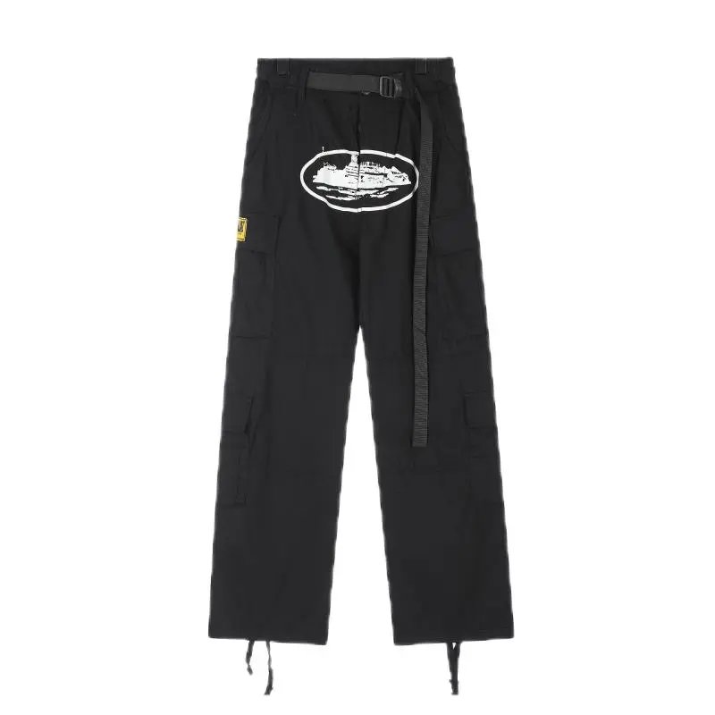 Corteiz Cargo Pants Black - 3
