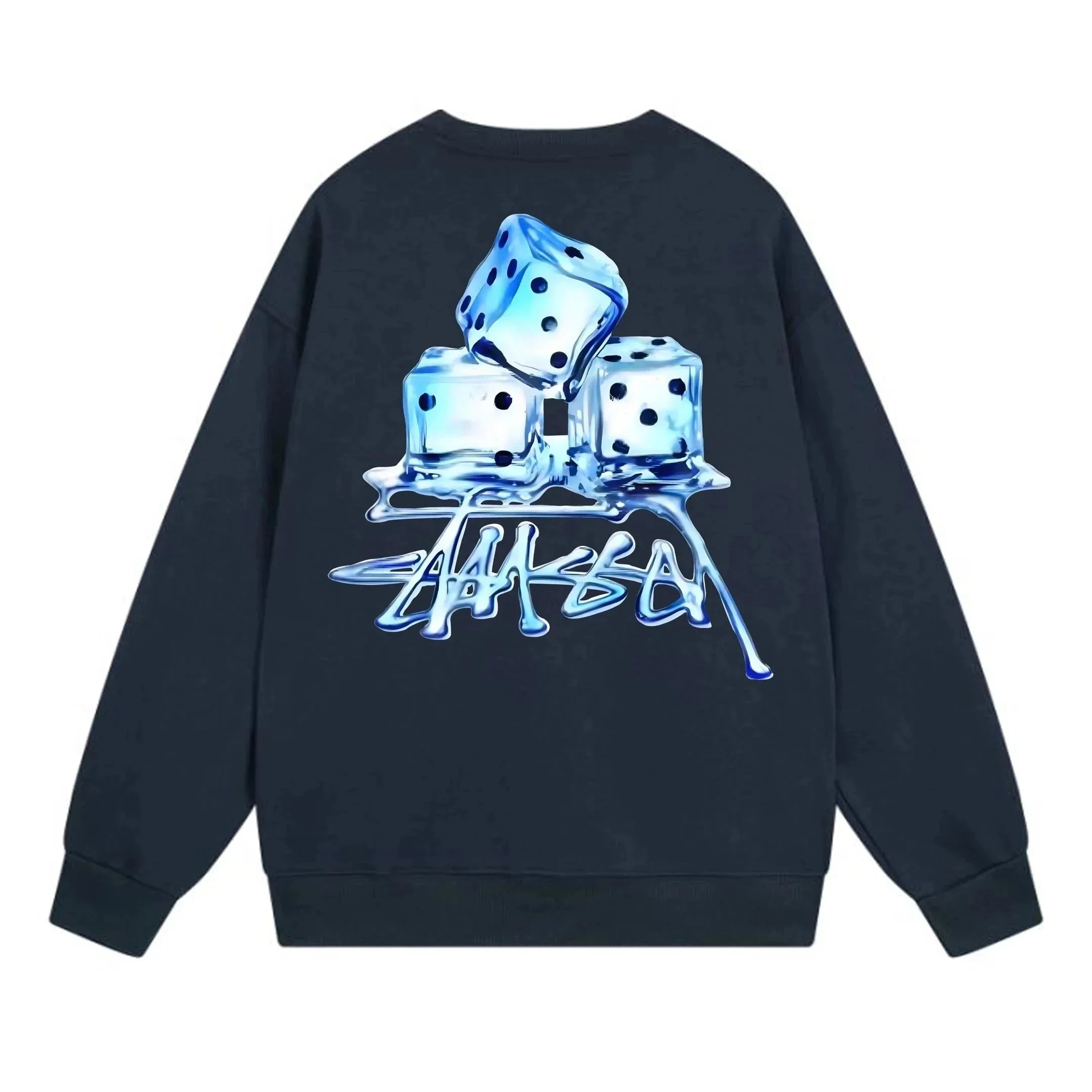 Stussy x Nike Peace Love Swoosh Navy Hoodie - 6