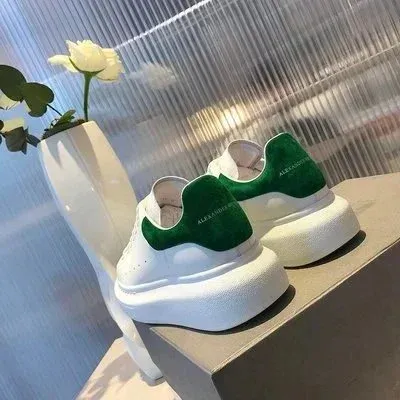 Alexander McQueen Oversized Sneakers White Green Chunky Sneakers - 1