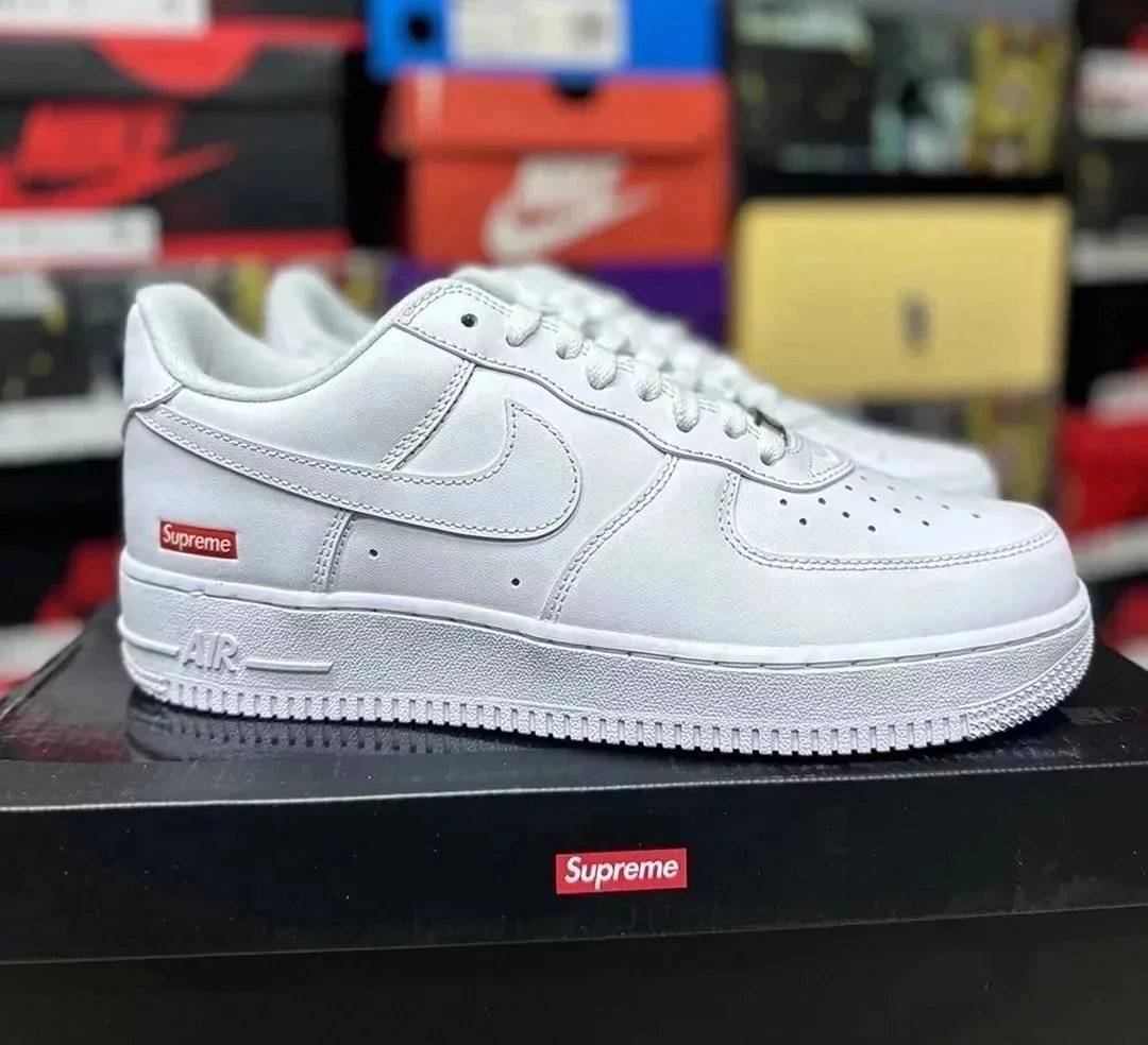 Nike Air Force 1 React White Ice Sneakers - 6