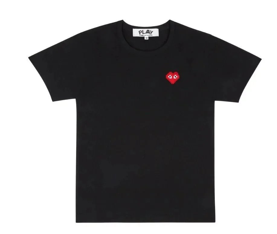 Play Comme des Garçons Red Heart Navy T-Shirt - 9