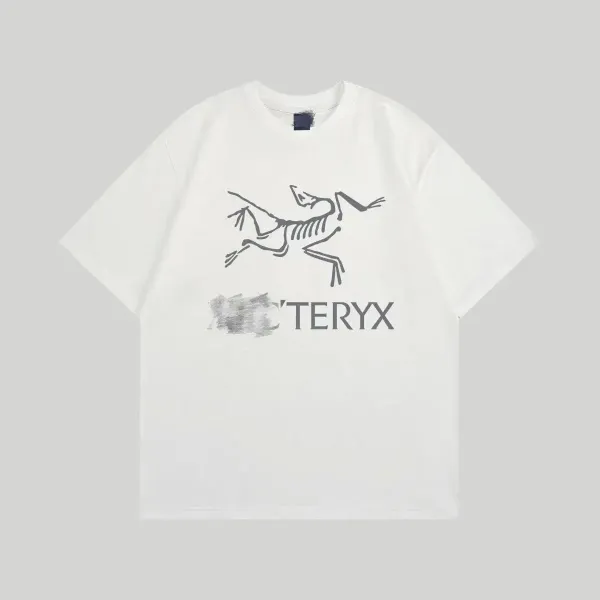 Arc'teryx x Saint Tears Skeleton Logo White T-Shirt - 1