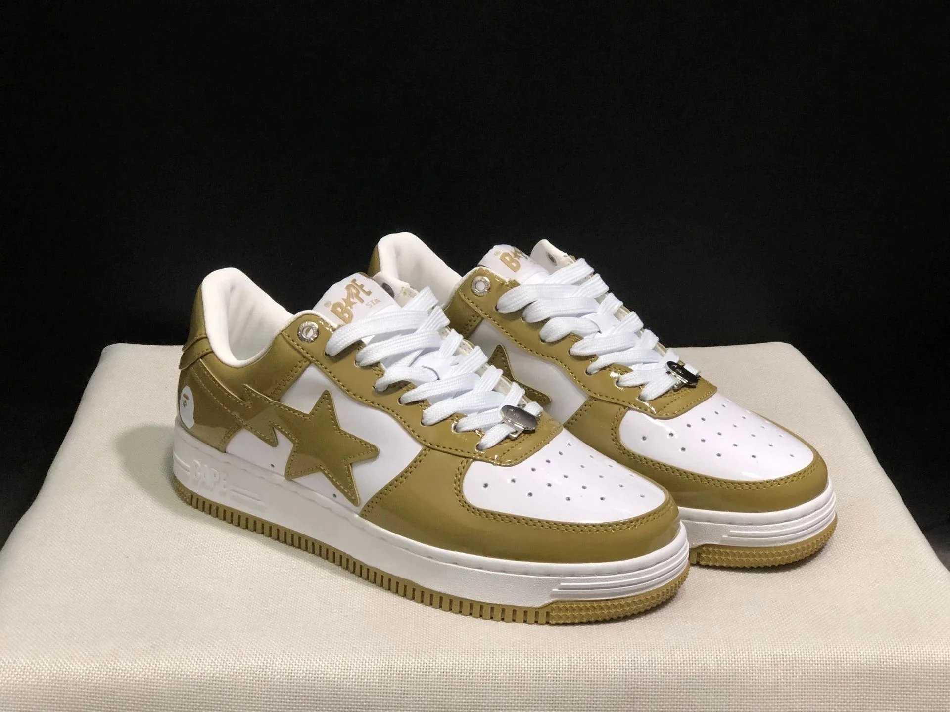 A Bathing Ape Bape Sta Suede Black Sneakers - 3